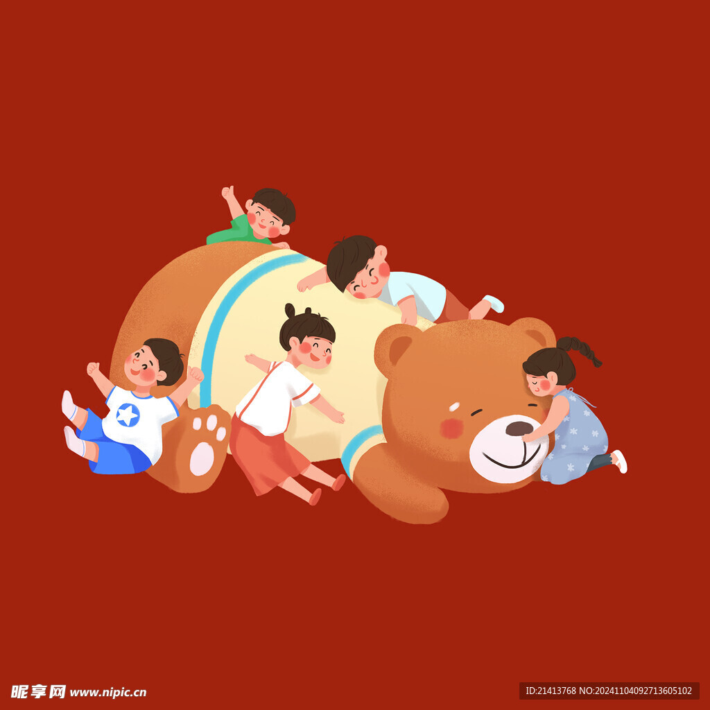 手绘卡通儿童