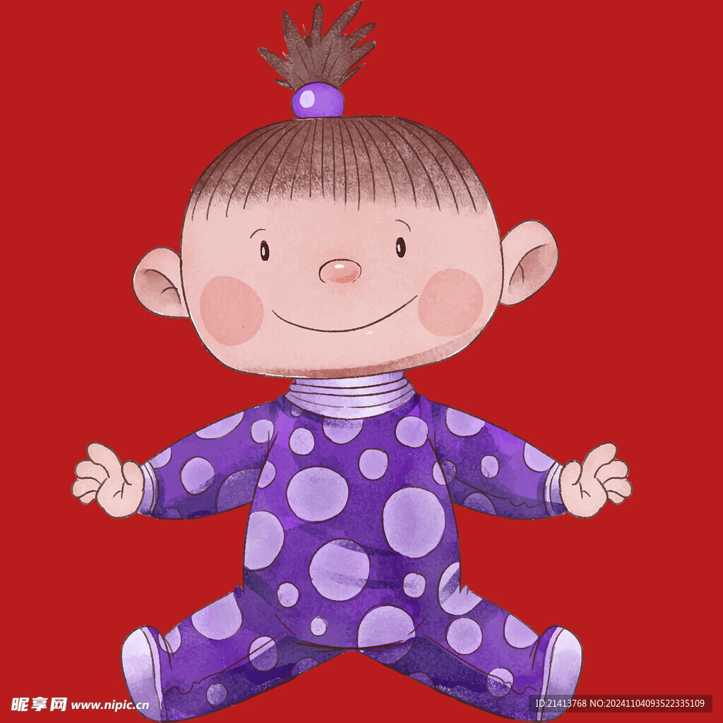 手绘卡通婴儿