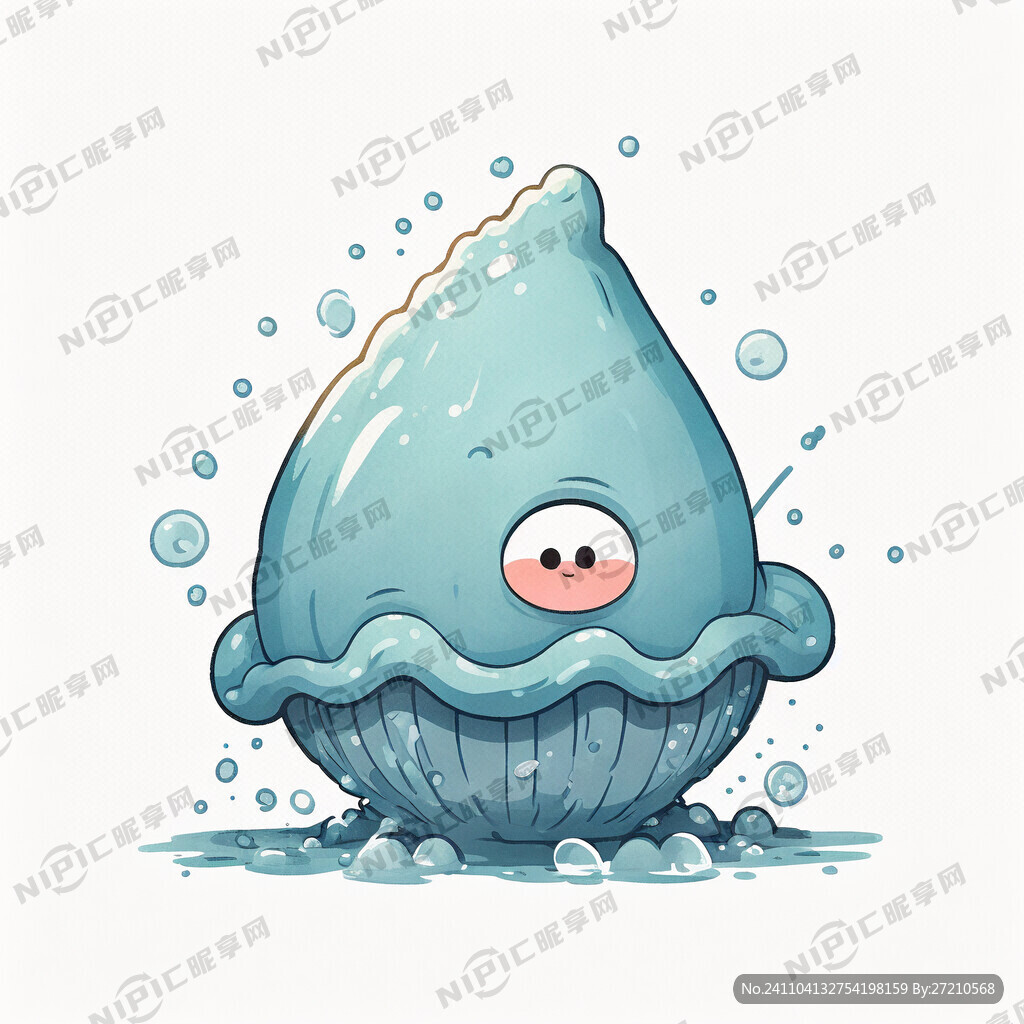 可爱卡通海螺形象