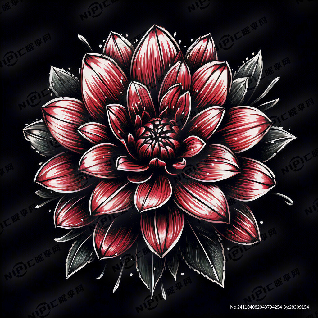 紫金花 简笔画