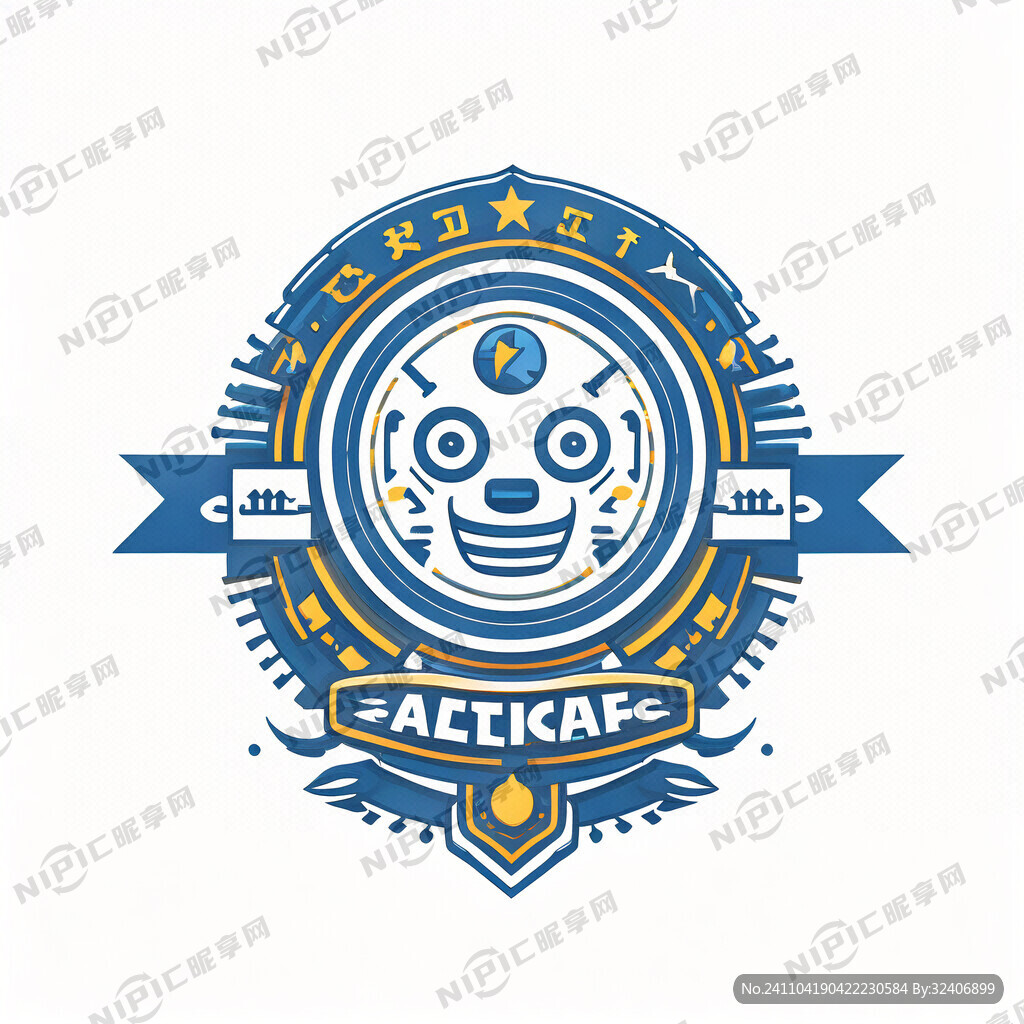 南京未来科技城小学运动会会徽设