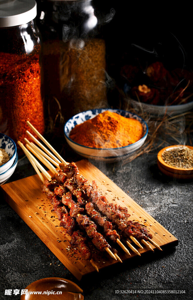烤肉串 烧烤 