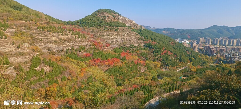 秋日山景