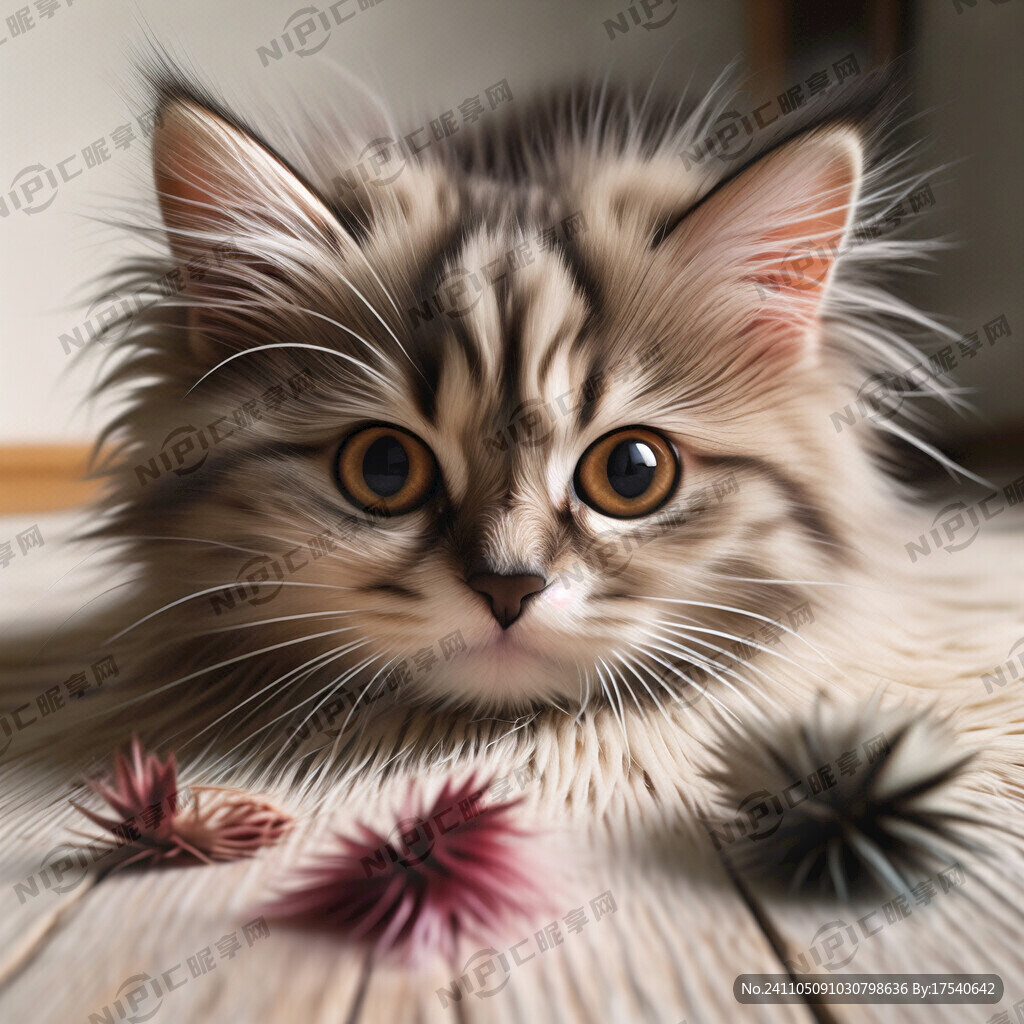 猫咪吐毛 表情难受