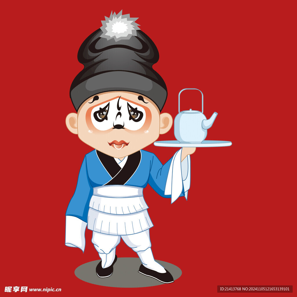 手绘京剧人物