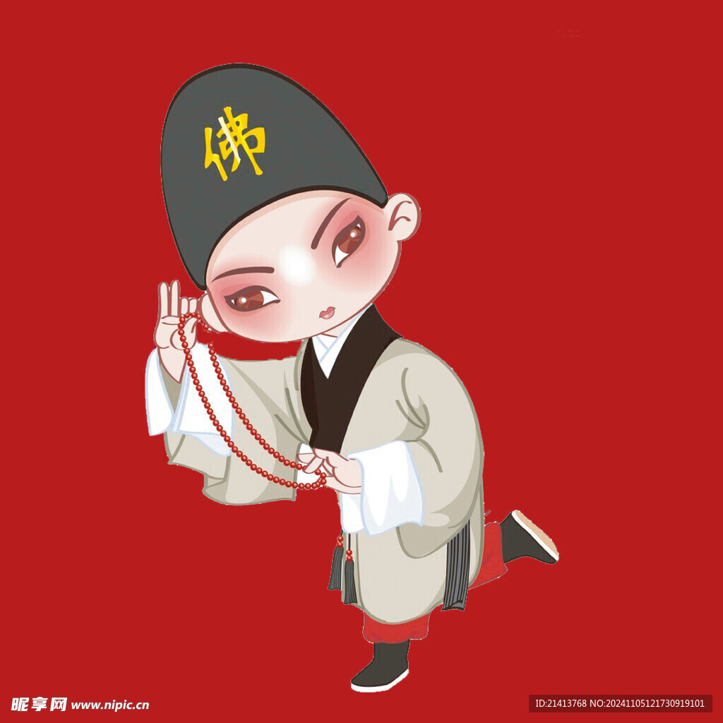 手绘京剧人物