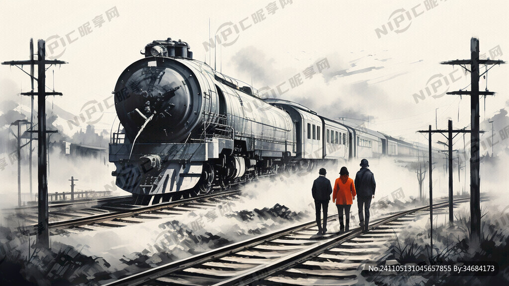 铁路安全知识宣传画