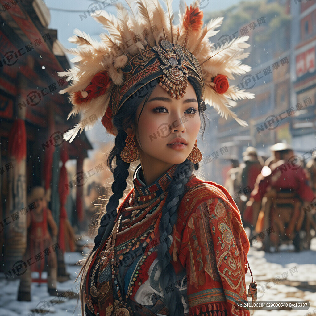 云南特色 蒙古民族美女 唯美