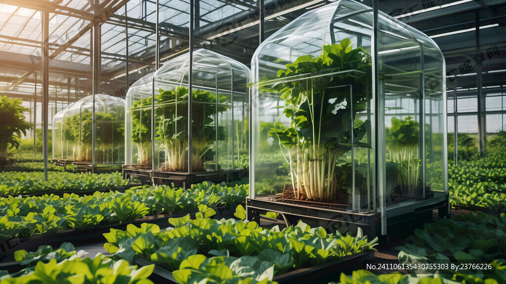 水培农业的植物工厂建造在一个巨
