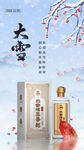 二十四节气白酒海报 