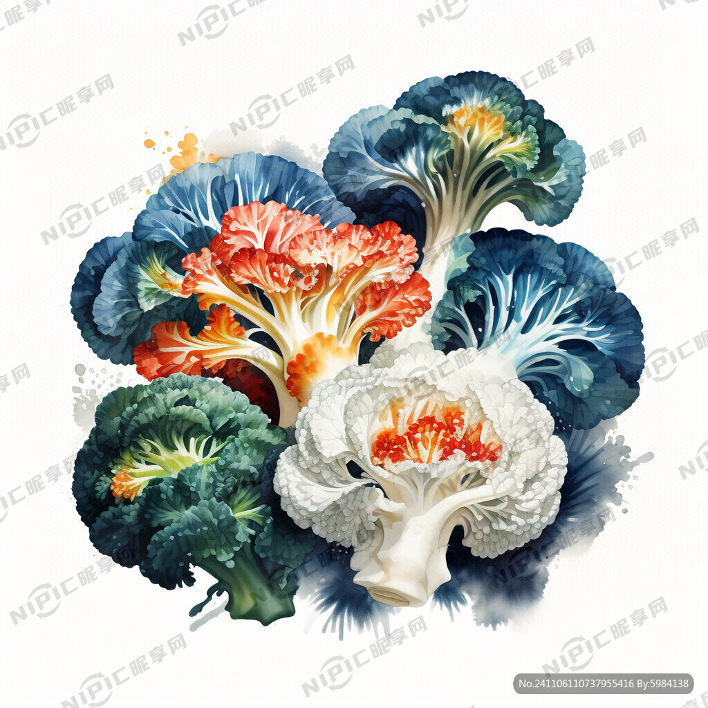 西兰花 CG 超细节 超高清