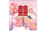 结婚喜庆背景