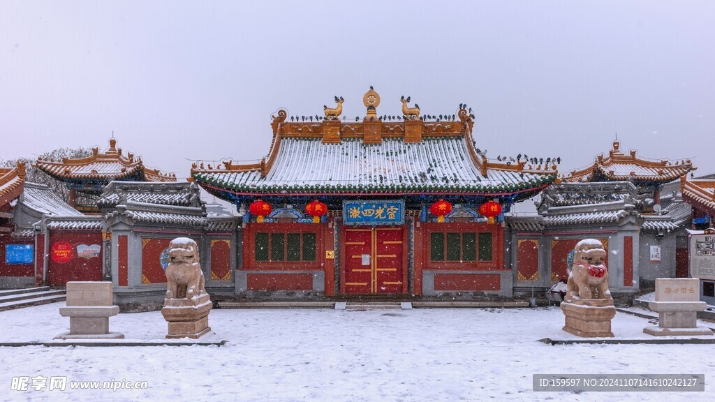 呼和浩特席力图召冬季外景