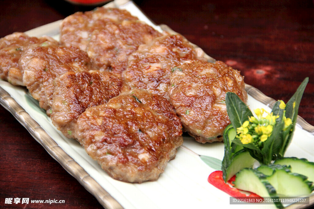 香煎牛肉饼