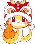 蛇年吉祥物插图