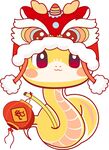 蛇年吉祥物插图