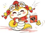 蛇年吉祥物插图