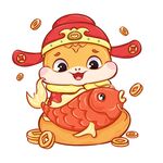蛇年吉祥物插图