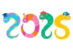 蛇年吉祥物插图