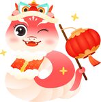 蛇年吉祥物插图