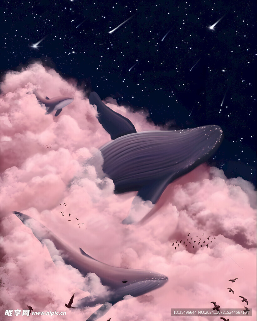 鲸鱼云图