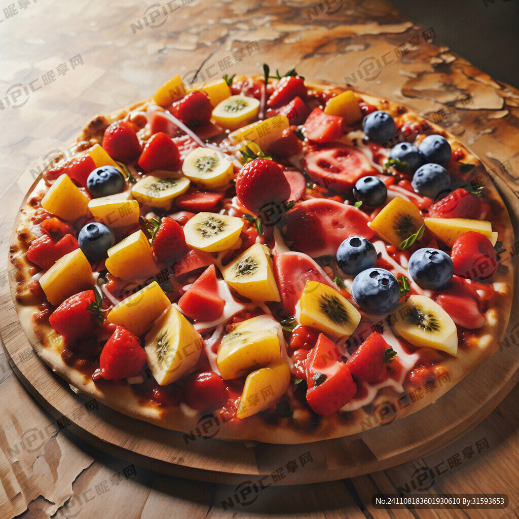 7寸披萨 水果