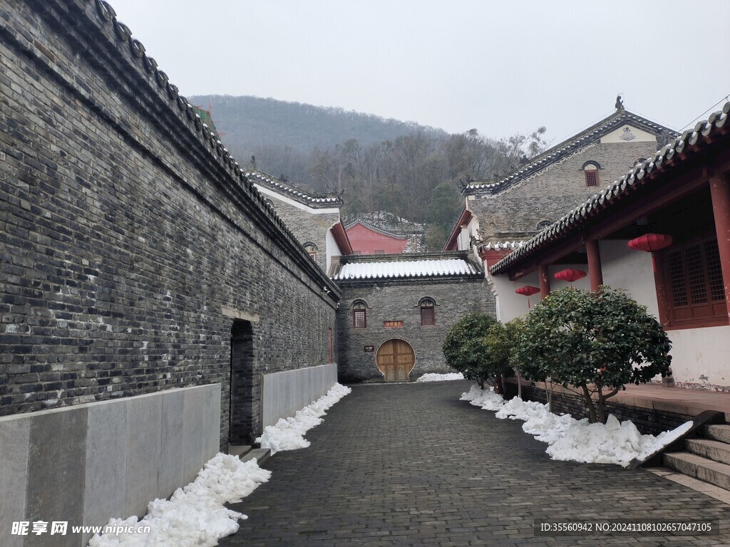 冬日玉泉寺