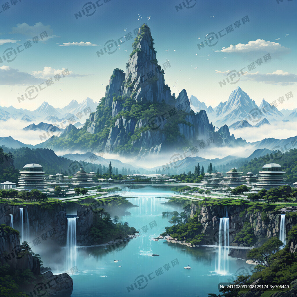 山水科技 有山有水 大气