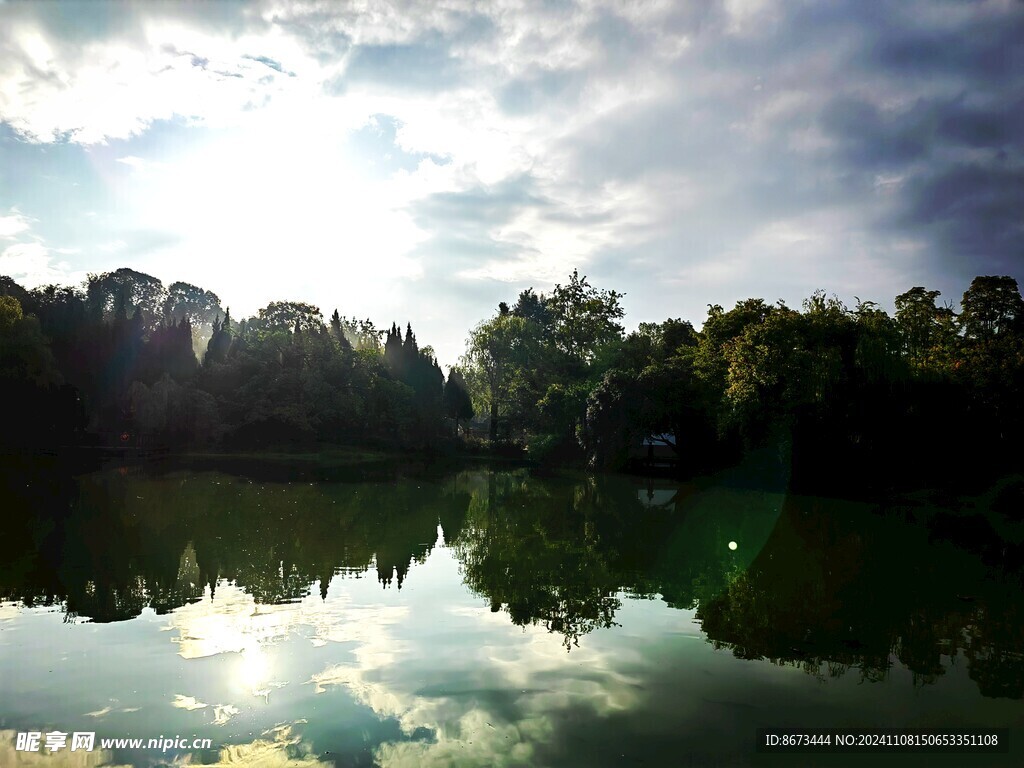 湖景