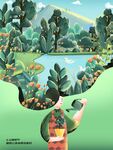 植树节插画