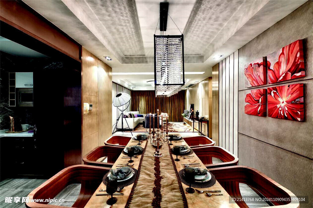 餐厅餐桌餐台