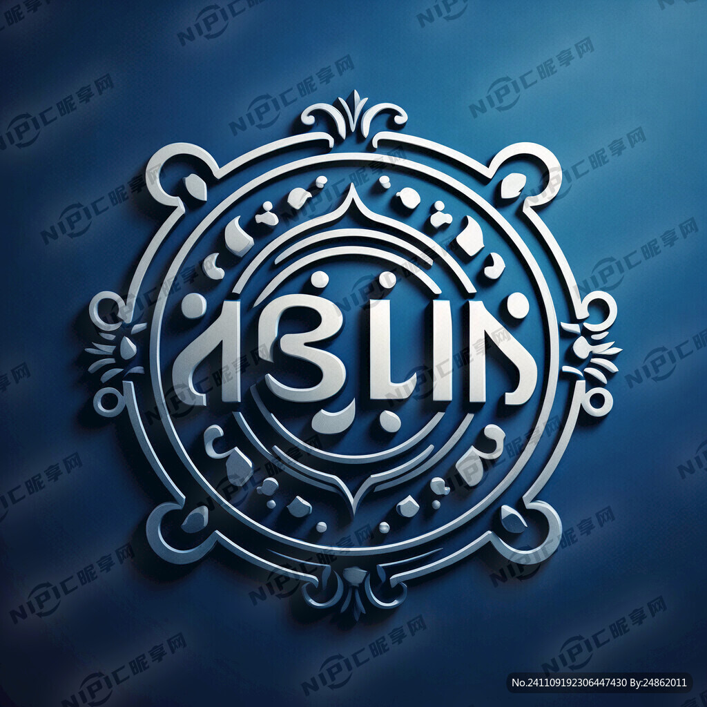 含有明盛两个字的蓝色系标志