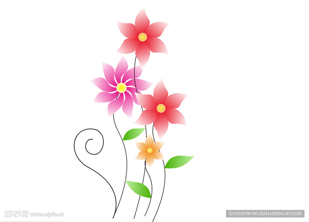 装饰花边角花