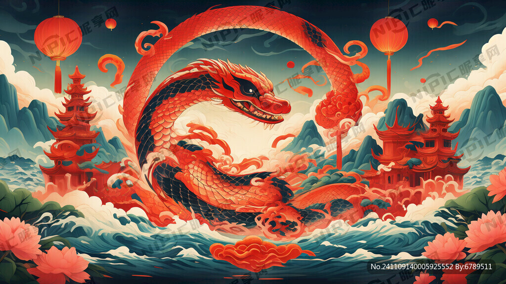 蛇年海报