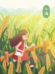 小满插画