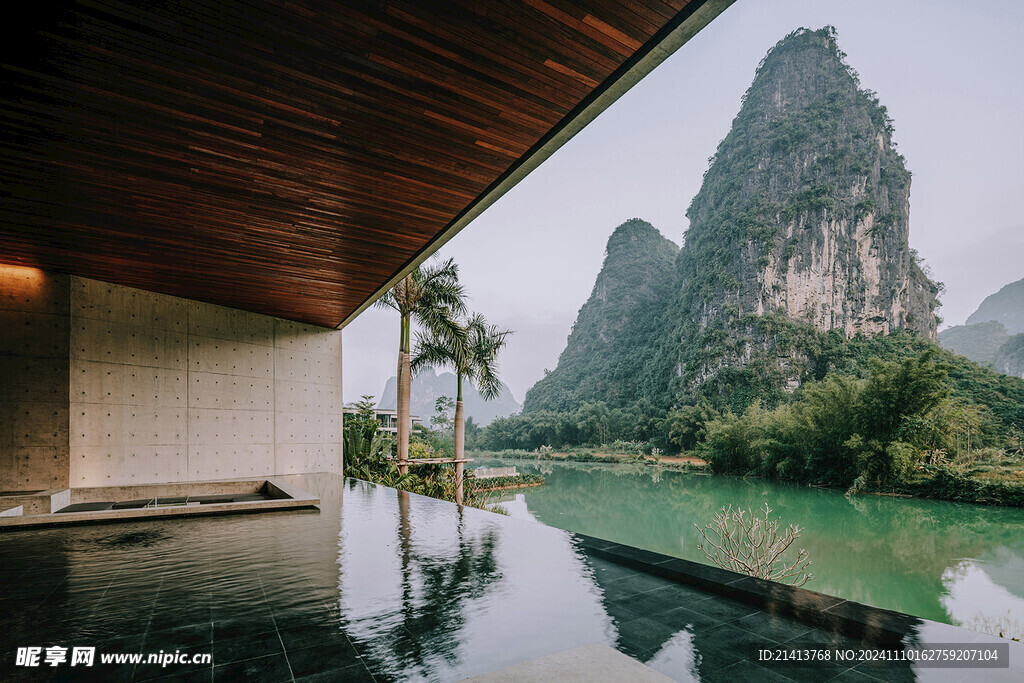 江边风景