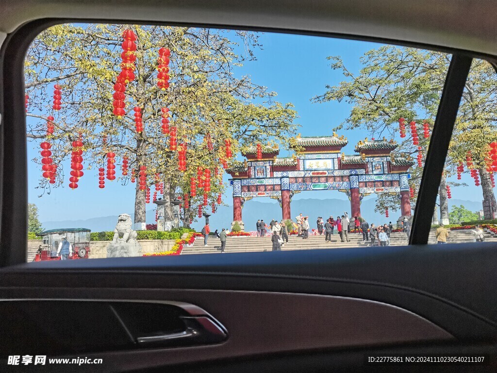 肇庆端州牌坊广场风景