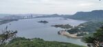 远眺湖面风光