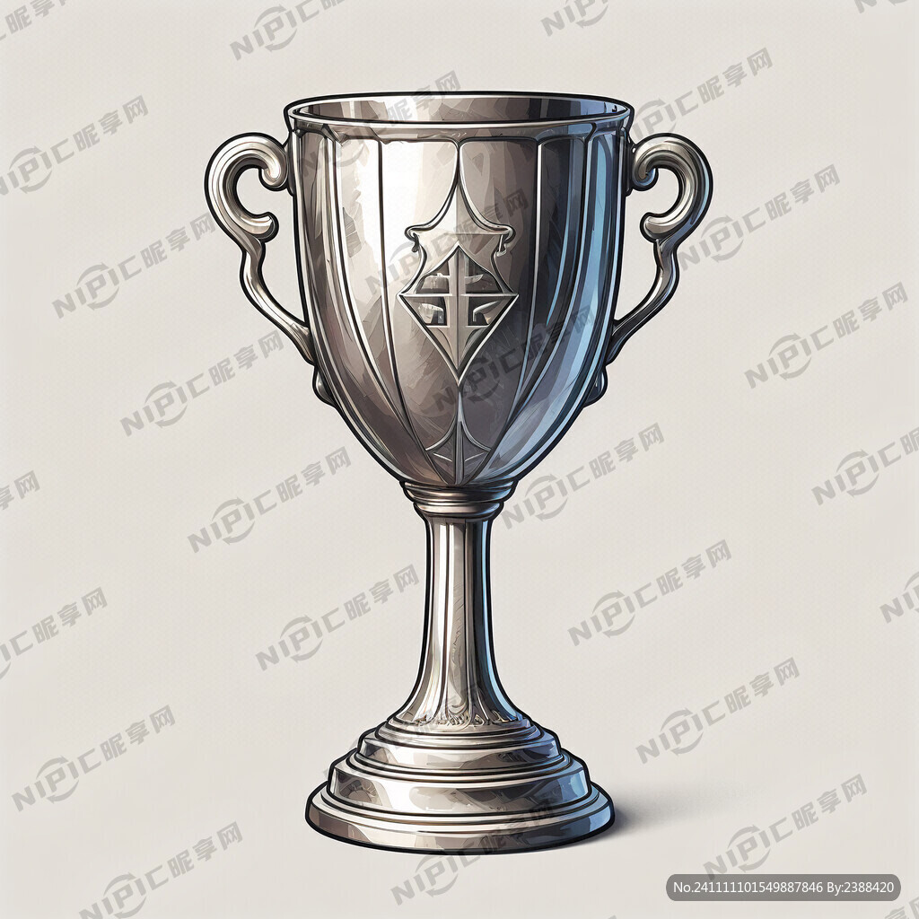 设计一款长方形铝的奖杯