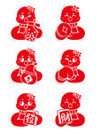 蛇年插画 简笔画线稿 新年图片