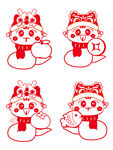 蛇年插画 蛇可爱线稿 蛇年图片