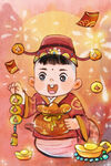 卡通蛇年形象