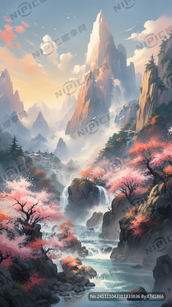 凤凰飞翔 青岛崂山 青山绿水