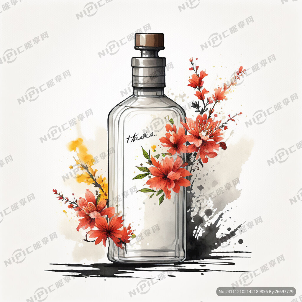 矮圆瓶标签 固体芳香除味剂