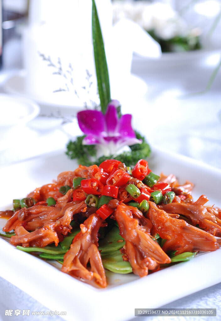 豆豉爆鸭掌