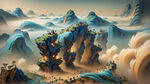 青山绿水  