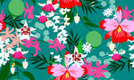 小花底纹