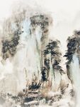 水墨山水画