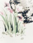 君子兰国画