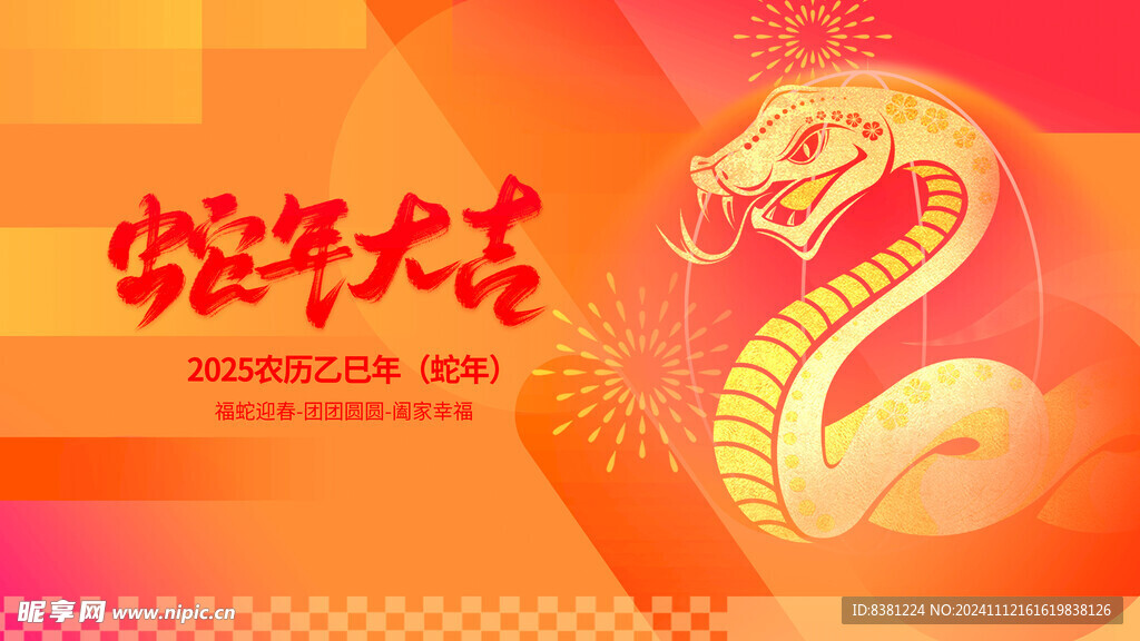 蛇年背景